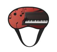 Music Note Piano Sleep Eye Mask for Women Men Soft and Comfortable Sleep Mask Blackout Sleeping Eye Cover for Travel Yoga Nap Shift Work