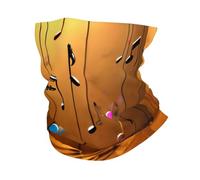 Music Note Print Neck Warmer Ultra-Soft, Stretchy Neck Gaiter Winter Neck Gaiter Warmer For Menand Women