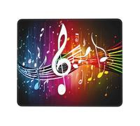 (Music Note) Printed Mousepad 10 x 12 inch, Waterproof Non-Slip Mouse-Pad Rubber Base for Laptop Desktop Mat for Home Office Desk Decor