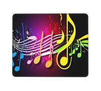 (Music Note) Printed Mousepad 10 x 12 inch, Waterproof Non-Slip Mouse-Pad Rubber Base for Laptop Desktop Mat for Home Office Desk Decor