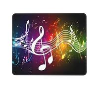 (Music Note) Printed Mousepad 8.3 x 10.3 in, Waterproof Non-Slip Mouse-Pad Rubber Base for Laptop Desktop Mat for Home Office Desk Decor