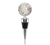 Music Note Printing Wine Stopper Heavy Duty Reusable Wine Saver Fresh Silicone Zinc Alloy Exquisite Wine Preserver Proof Wine Bottle Stopper