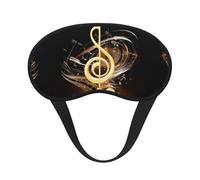Music Note Sleep Eye Mask for Women Men Soft and Comfortable Sleep Mask Blackout Sleeping Eye Cover for Travel Yoga Nap Shift Work