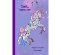 Music Notebook: A5 manuscript and lines with theory notes and meanings.