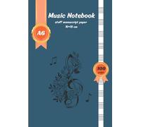 music notebook a6 - Pocket - blank music sheets - Manuscript Notebook -100 Pages- 4×6 inch - Portable Staff Paper for Musicians: Compact Blank Music ... - Composers - Students - and Music Lovers
