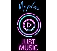 Music Notebook Neon Style - Cool DJ Design: - Lined - Gift for Musicians, Teens & Music Lovers