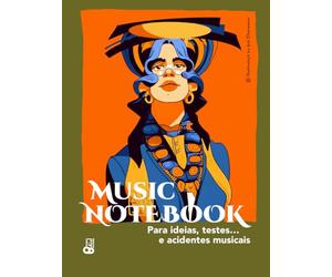 MUSIC NOTEBOOK Para ideias, testes… e acidentes musicais: Caderno de música com pautas para composição e esboços