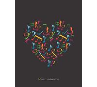 Music Notebook Pro | Advanced 10 Staves Colour Interior With Educational Materials: Music Manuscript Paper | Composition Book | Notebook for Musicians | Staff Paper | Stave Paper (Music Notebooks)