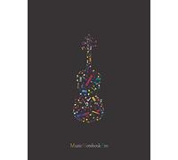 Music Notebook Pro With Instrument - Violin | Advanced 10 Staves Colour Interior With Educational Materials: Music Manuscript Paper | Composition Book ... | Staff Paper | Stave paper (Music Notebooks)