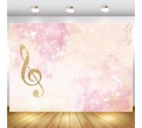 Music Notes Birthday Party Baby Shower Decor Poster Photography Backdrop Customized Photography Background For Photo Studio 240X180cm