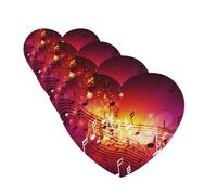 Music notes Car Air Fresheners Cards Set of 4 Pieces Personalized Car Fresheners Gifts for Men Women Auto Aromatherapy Tablets Hanging Scented Cards for Wardrobe Bathroom