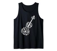 Music Notes Cello Orchestra Cellist Cellists Tank Top
