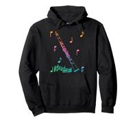 Music Notes Clarinet Pullover Hoodie