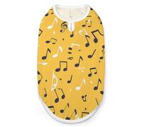 Music Notes Dog And Cat Clothes Pet Summer Sleeveless T Shirt Basic Vest XL