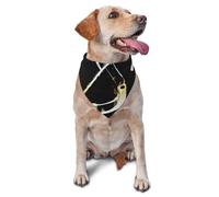 Music Notes Dog Bandana Pet Scarf Accessories for Small Medium Dogs Cats Photo Prop, Triangle Pet Bandanas Adjustable Puppy Bib Washable Dog Kerchief Puppy Neckerchief
