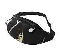 Music Notes Fanny Pack for Men Women Crossbody Waist Bag Waterproof Sports Belt Bag Outdoor Hip Pack