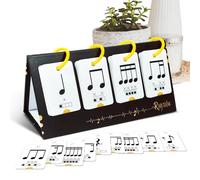 Music Notes Flash Cards, Music Theory Rhythm Flash Cards, Portable Rhythm Practice For Teachers Kids Students Beginners Home Lessons Learning