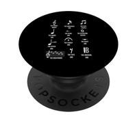 Music Notes Funny Names Sheet Music Funny Quote Musician PopSockets Adhesive PopGrip