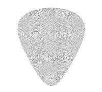 Music Notes Guitar Picks 12 Pack Universal ABS Guitar Picks,Complex Stylized Monochrome Notes Mixed Sound Vibes Joy Design,for Acoustic and Electric Guitar,Grey White