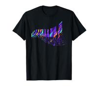 Music Notes Keyboard Pianist Colorful Music Instrument Piano T-Shirt