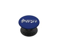 Music Notes Musical Piano Teacher Musician Graphic PopSockets Adhesive PopGrip