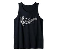 Music Notes Musician Treble Clef Tank Top