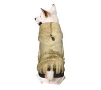 Music Notes On Old Paper Print Dog Hoodie For Small Dogs, Warm, Soft, And Breathable Sweatshirt, Easy To Wear Jumper, Pet Winter Weather Coat Pullover