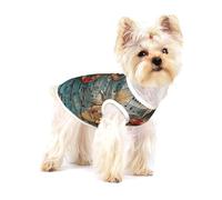 Music Notes Pet Dog T-Shirt Dogs Cats Cotton Sleeveless Vest Pet Apparel T Shirts Suitable For Small Pets