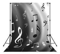 Music Notes Printprint Photography Photo Backdrop Cloth Versatile Studio Wedding Photoshoots Background