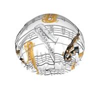 Music Notes Saxophones,Shower Cap Nightcap Double Layer Waterproof Elastic Bath Cap Reusable Hair Cap