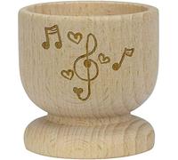 'Music Notes' Wooden Egg Cup (EC00017078)