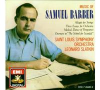 Music of Samuel Barber: Adagio for Strings; Orchestral Music (1990) Audio CD