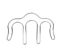 Music Page Holder Book Clip, M Type Iron, Lightweight 2PCs - Durable Metal Construction, Compact Portable Design for Musicians (Silver)