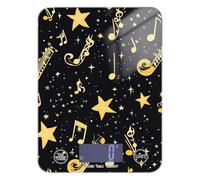 Music Patterns Stars Safari Soap Making small food scales for kitchen 11lb/0.18oz, 5kg/5g small weight scale grams with 4 unit for Meal Prep roasting Baking (Batteries not Included)