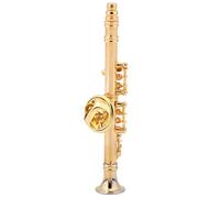 Music Pins, Trumpet Instrument with Box Gold Plating for Clothing Accessories