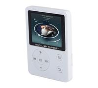 Music Player, Lightweight Portable HiFi MP3/MP4 Music Player with FM Radio, Voice Recorder, Support 32G TF Card, 6-8H Playback Time, 13 Language Switching, Multiple Play Modes.(White)