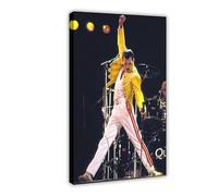 Music Poster Freddie Mercury Canvas Poster Bedroom Decor Sports Landscape Office Room Decor Gift,Canvas Poster Wall Art Decor Print Picture Paintings for Living Room Bedroom Decoration Frame-style-39
