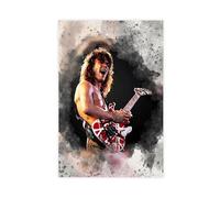 Music Poster Guitarist Eddie Van Halen Poster (4) Canvas Poster Wall Art Decor Print Picture Paintings for Living Room Bedroom Decoration 08x12inch(20x30cm)
