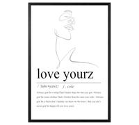 Music Poster Love Yourz Wall Art Hip Hop Poster Rap Quotes Canvas Painting