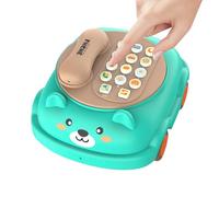 Music Pretend Phone - Educational Play Telephone for Kids, Learning Simulation Cell Phone, Fun Role Playing | Battery Powered Interactive for Preschool Development Activities