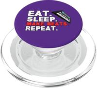 Music Producer Eat Sleep Make Beats Repeat Lifestyle PopSockets PopGrip for MagSafe