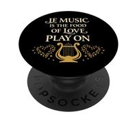 Music Pun Classical Composer Orchestra Nerd Gift Humor PopSockets Adhesive PopGrip