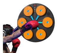 Music Punching Machine | 8 Modes Smart Interactive Target | with RGB Light Boxing Music Workout Machine,for Women Adults Home Office Gym Indoor Fitness Training Workout Sports Gym