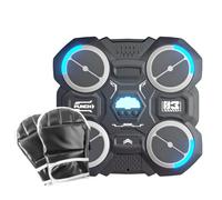 Music Punching Machine - Adjustable Smart Music Boxing Workout Machine | Music Boxing Machine | Punching Boxing Wall Mount Equipment For Home Gym, Indoor Kids & Adults Workout