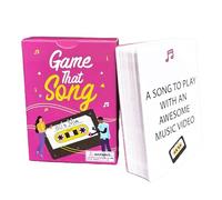 Music Quiz Cards,Family Karaoke Game,Grab The Mike Game,Games for Adults,Designed for Small or Large Groups,for Fun Family Game Nights Birthday Parties