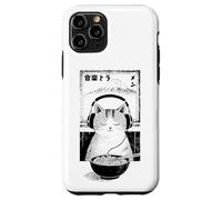 Music & Ramen Cat - Kitten eating Ramen - Neko Ramen Cat Case for iPhone 11 Pro