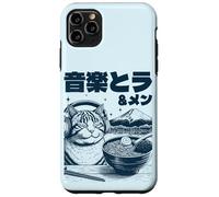 Music & Ramen Cat - Kitten eating Ramen - Neko Ramen Cat Case for iPhone 11 Pro Max
