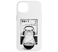 Music & Ramen Cat - Kitten eating Ramen - Neko Ramen Cat Case for iPhone 14 Plus