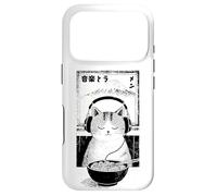 Music & Ramen Cat - Kitten eating Ramen - Neko Ramen Cat Case for iPhone 17 Pro