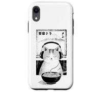 Music & Ramen Cat - Kitten eating Ramen - Neko Ramen Cat Case for iPhone XR